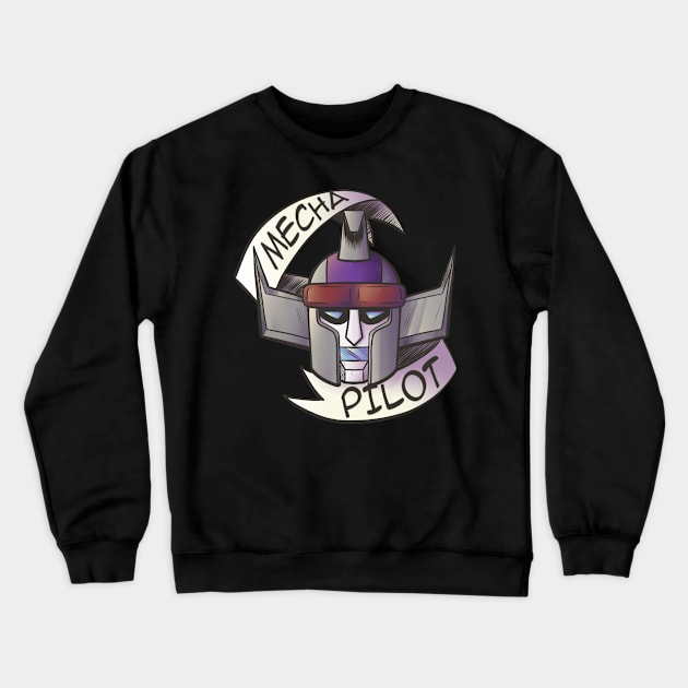 I'm a Mecha Pilot! Crewneck Sweatshirt by lizstaley